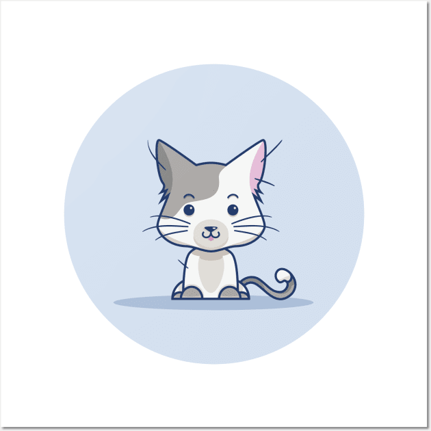 Cute little kitty Wall Art by geep44